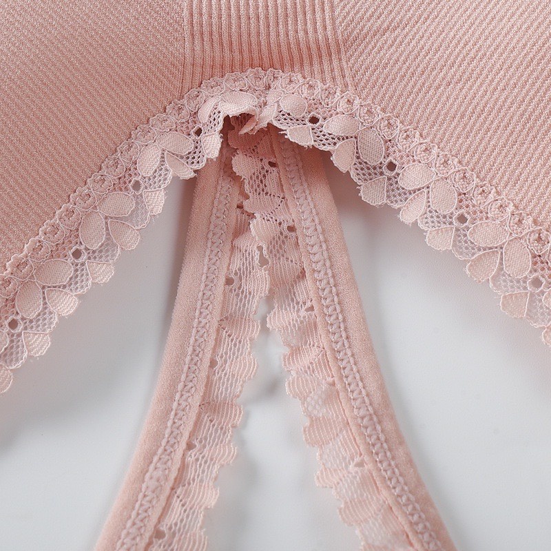 Áo Ngực 2 Quây Chéo Lưng Cotton Viền Ren Học Sinh  OTIS - 2029