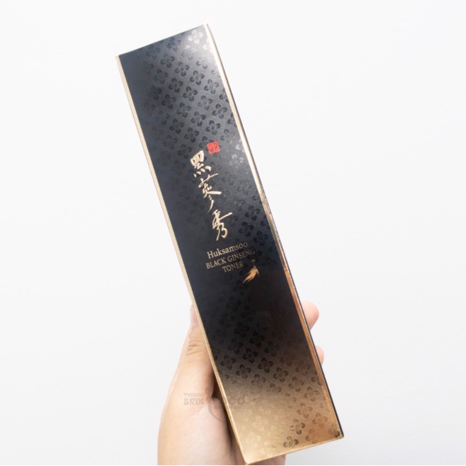 Nước Hoa Hồng Ngừa Lão Hóa Chiết Xuất Nhân Sâm Đen Huksamsoo Black Ginseng Toner 120ml