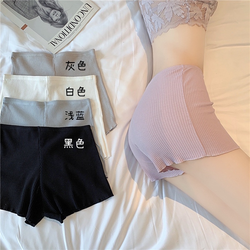 Quần Bảo Hộ Ngắn Lưng Cao Chất Liệu cotton Thời Trang Mùa Hè Cho Nữ