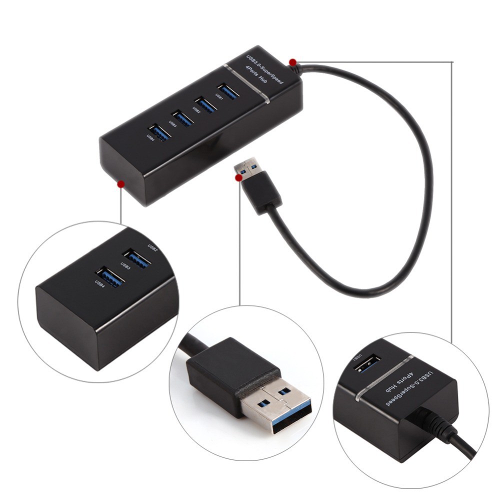 Hub Chia 4 Cổng USB 3.0 - Dài 1.2m