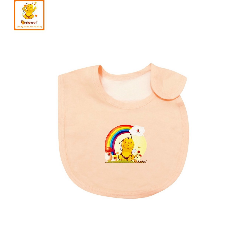 Yếm Dán 2 Lớp Babiboo 100% cotton cho bé