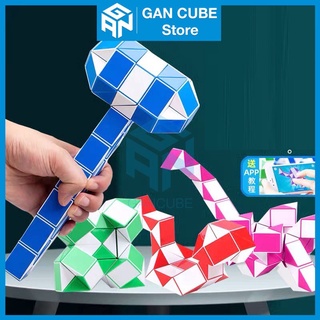Rubik rắn magic snake 24 / 36 / 48 / 72 / 84 / 96 / 108 /120/ 144 đoạn - rubic snake rắn xếp hình cao cấpgan cube store