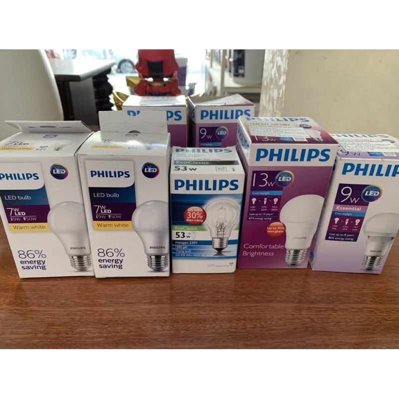 Bóng đèn LED Philips Essential bulb 7w, 9w, 13w, 53w