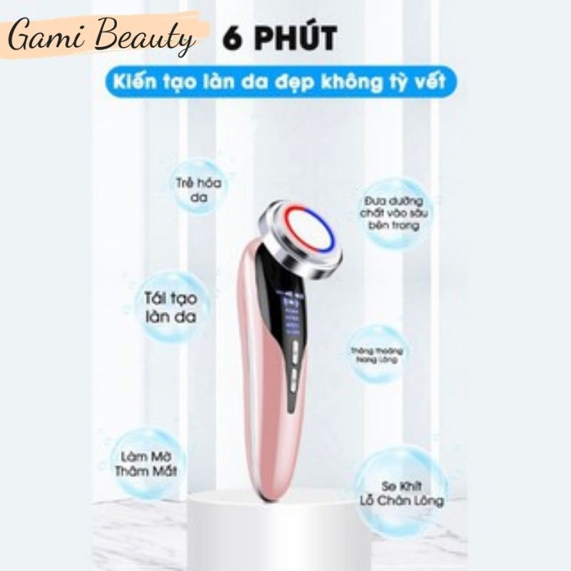 Máy Massage Mặt Gami Chăm sóc và mát xa da mặt toàn diện làm sạch trẻ hóa da mặt tăng đàn hồi cho da | BigBuy360 - bigbuy360.vn