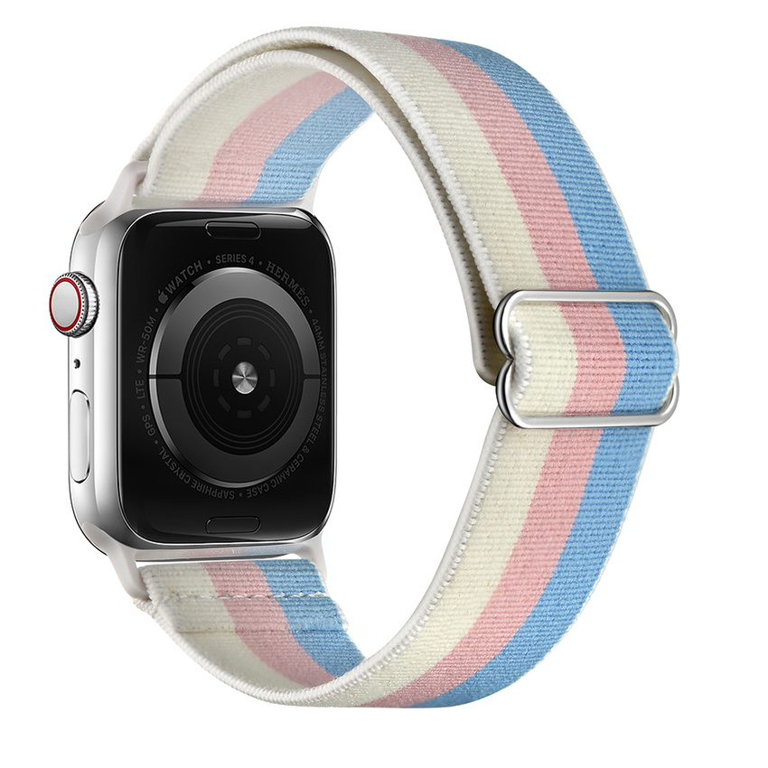 Dây Đeo Nylon Cho Đồng Hồ Thông Minh Apple Watch 38mm 40mm 42 mm 44mm Iwatch Series 6 Se 5 4 3 2 1