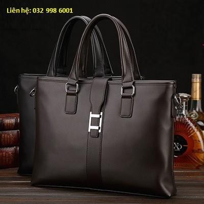 Túi xách cặp da đựng laptop công sở sang trọng 38x28x6cm | BigBuy360 - bigbuy360.vn