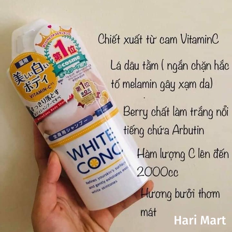 Sữa tắm trắng da toàn thân White Conc Body Nhật Bản | BigBuy360 - bigbuy360.vn