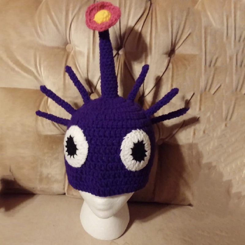 Mũ Beanie Dệt Kim Đính Đôi Mắt To Vui Nhộn Dễ Thương Cho Bé