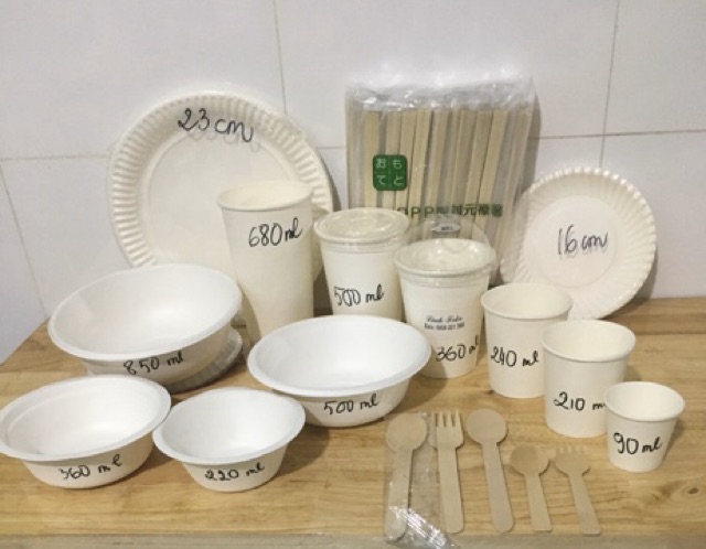 Set 50 ly giấy 500ml(không nắp)