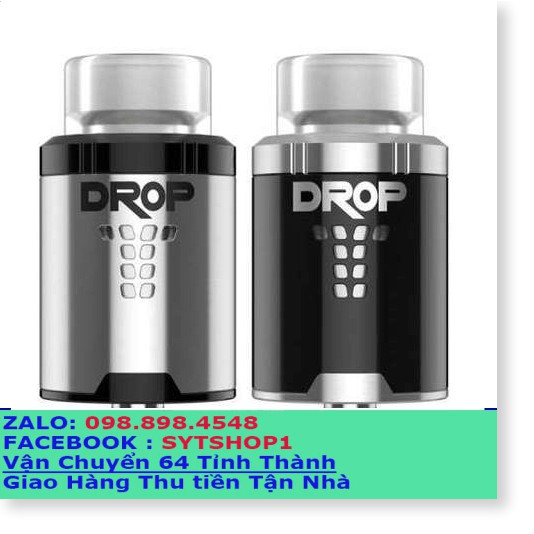 Đầu Tank Thước La Điện Tử RDA DROP- + Tinh TD 60ML -0988984548