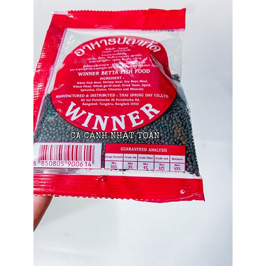 THỨC ĂN LĂNG QUĂNG THÁI sấy khô rất bổ dưỡng cho cá, rùa, baba,... 20G