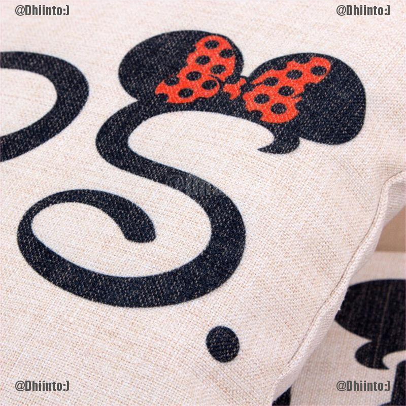 Vỏ Gối Cotton In Chữ Mr Mrs Cho Cặp Đôi