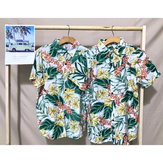 Áo Sơ Mi Hawaii Bông Bụt (Ảnh THẬT)