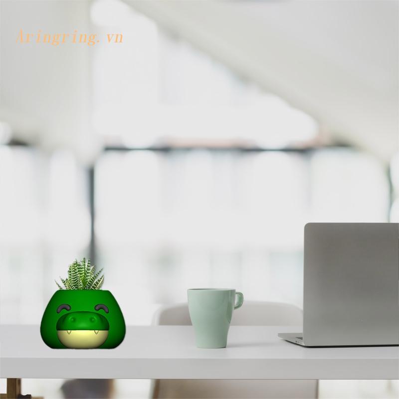 Khuôn Silicone Hình Khủng Long Dùng Làm Chậu Hoa