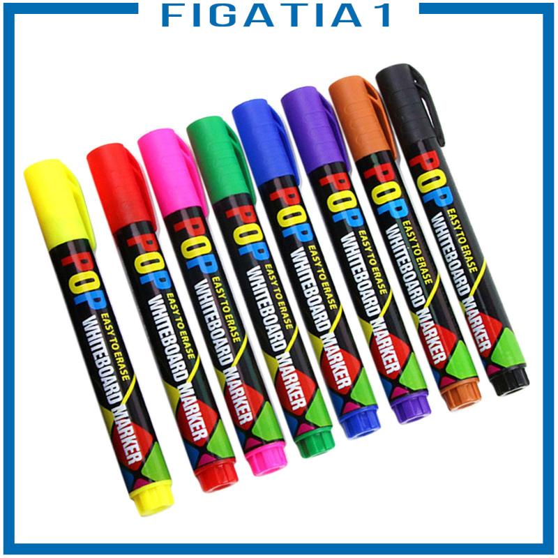 [figatia1] Bảng Trắng Lau Khô Nhiều Màu Sắc Cho Giáo Viên Trẻ Em 8 Màu