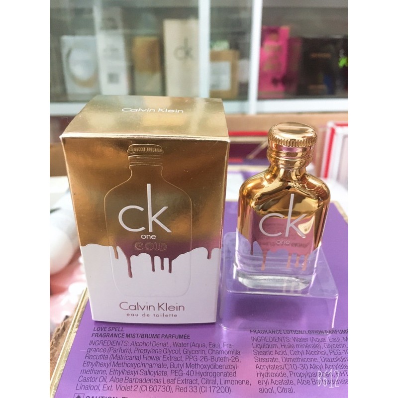 Nước hoa Calvin Klein CK ONE GOLD EDT 10ml