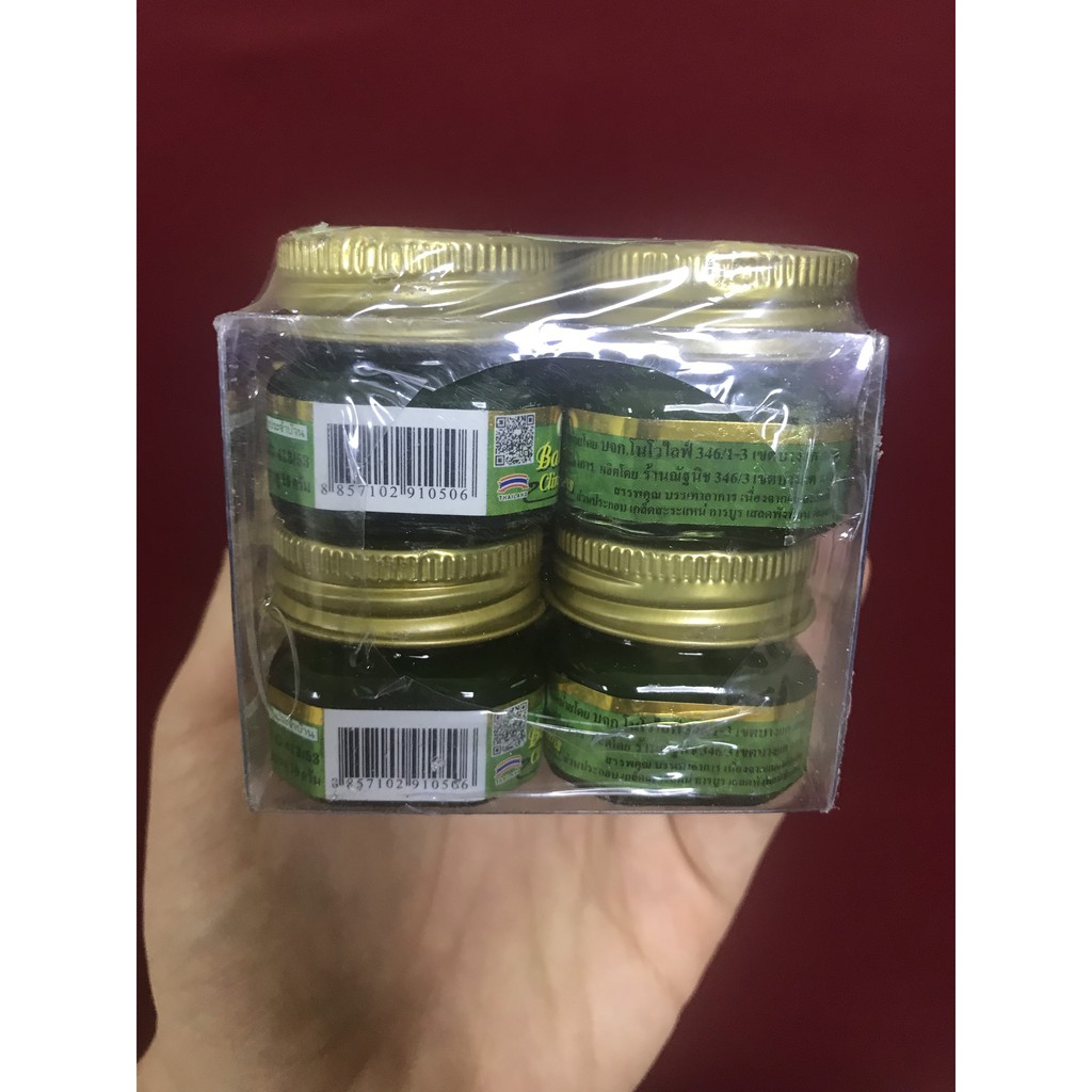 [SALE] [100% CHÍNH HÃNG] Dầu cù là thơm Green Herb Thái Lan 10gr