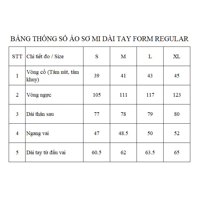 Áo Sơ Mi Dài Tay Trắng Form Regular Vĩnh Tiến 345