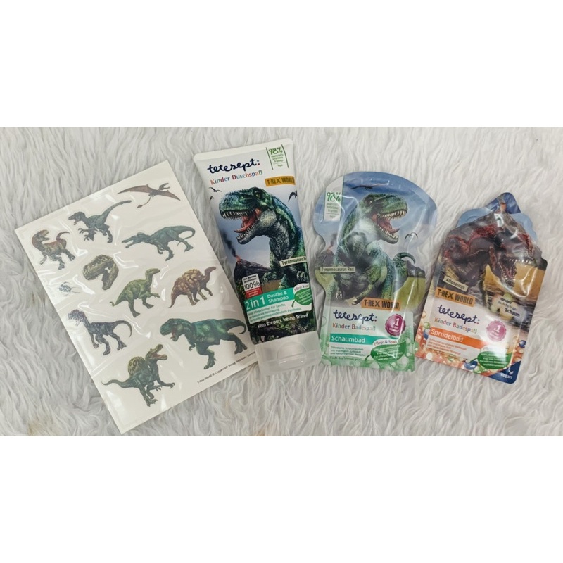 set quà tặng tắm bồn cho trẻ tetesept T REX WORLD