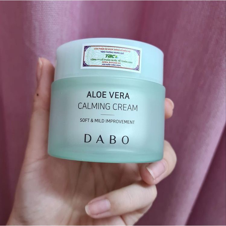 Kem Dưỡng Da,Phục Hồi Lô Hội Hàn Quốc Dabo Aloe Vera Calming 50ml