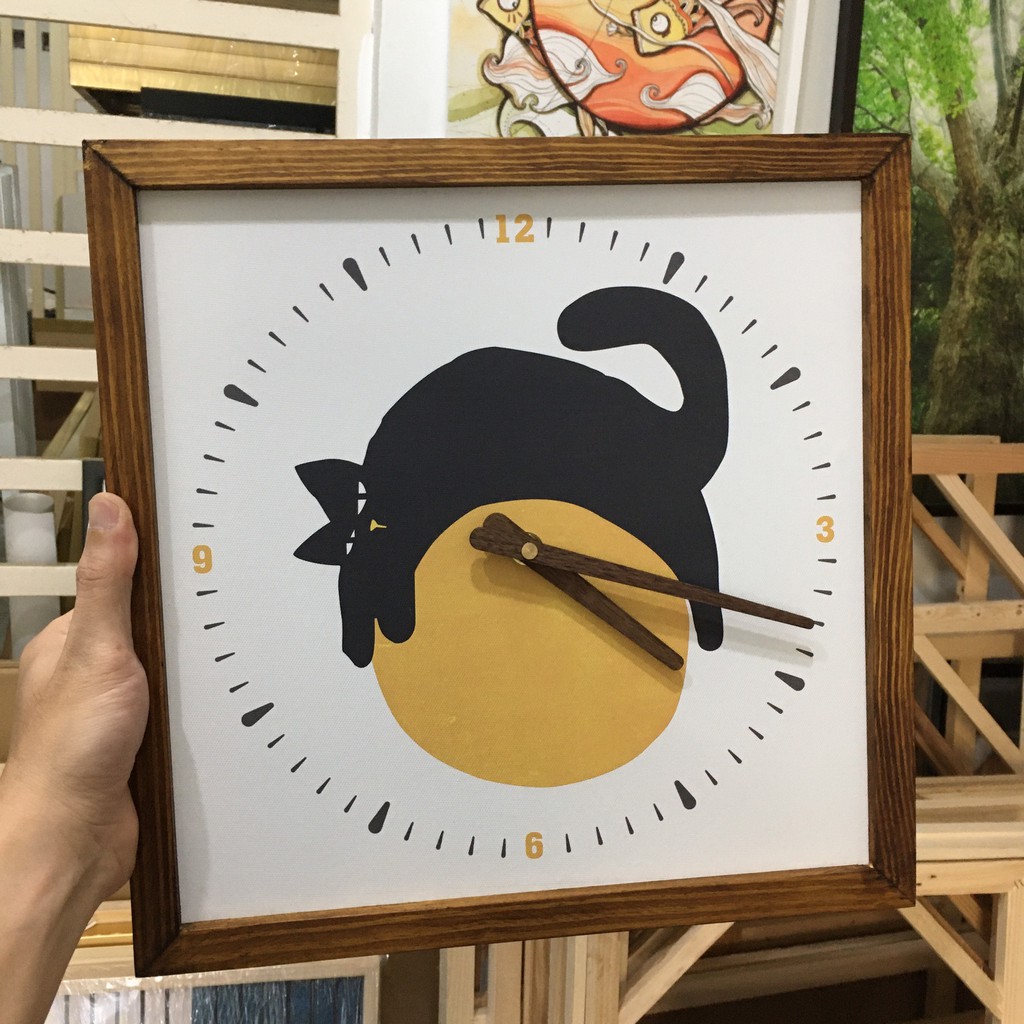 Đồng hồ treo tường gỗ Artclock Soyn C43