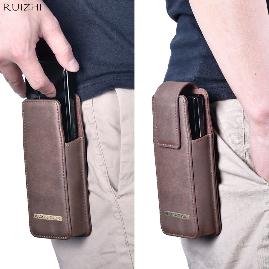 Bao Da Điện Thoại Nắp Lật Kèm Ngăn Đựng Thẻ Cho Samsung Galaxy Z Fold 3 2 1 5g Z Fold3 5g