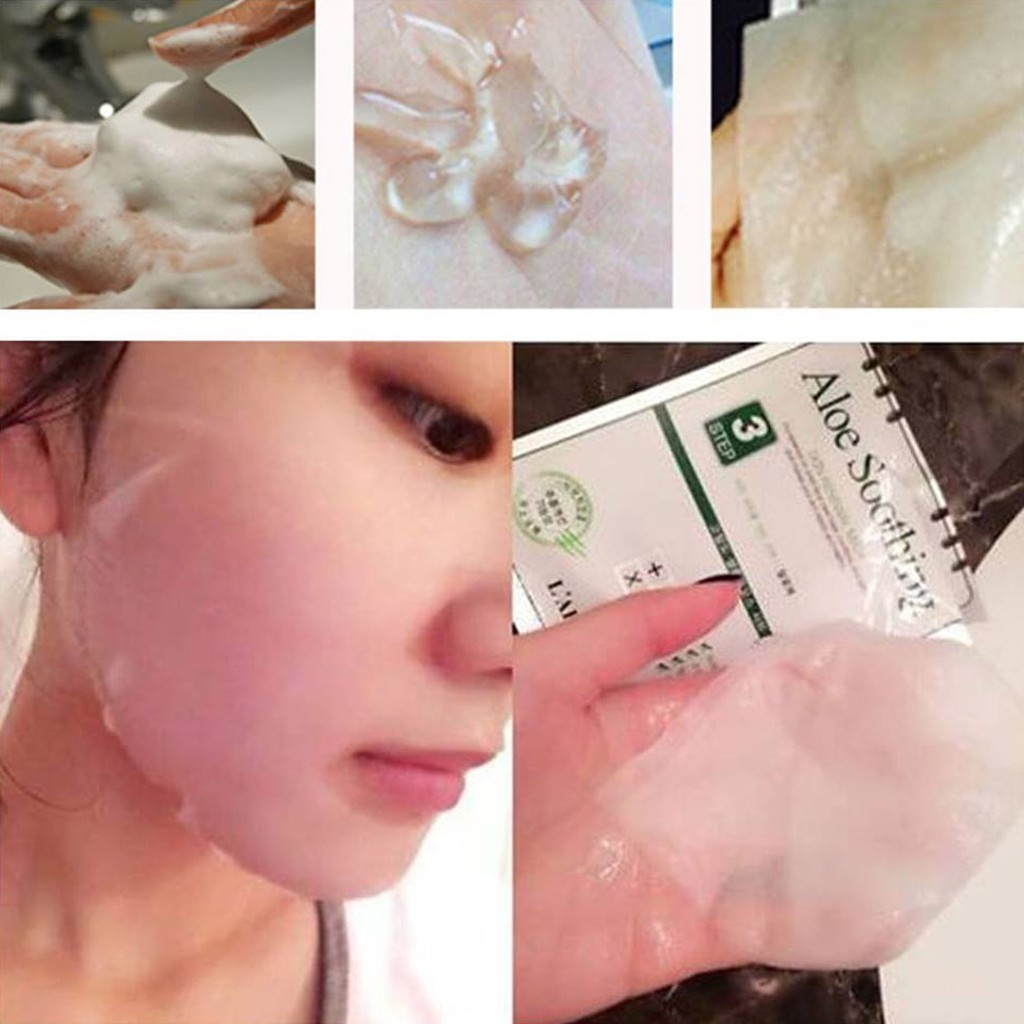 Mặt Nạ 3 Bước Rainbow L’affair Dưỡng Ẩm Da Chiết Xuất Collagen Collagen Skin Renewal Mask