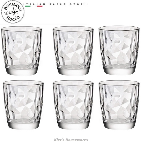 Bộ 6 ly Bormioli Rocco Diamond 30 cl -Made in Italy