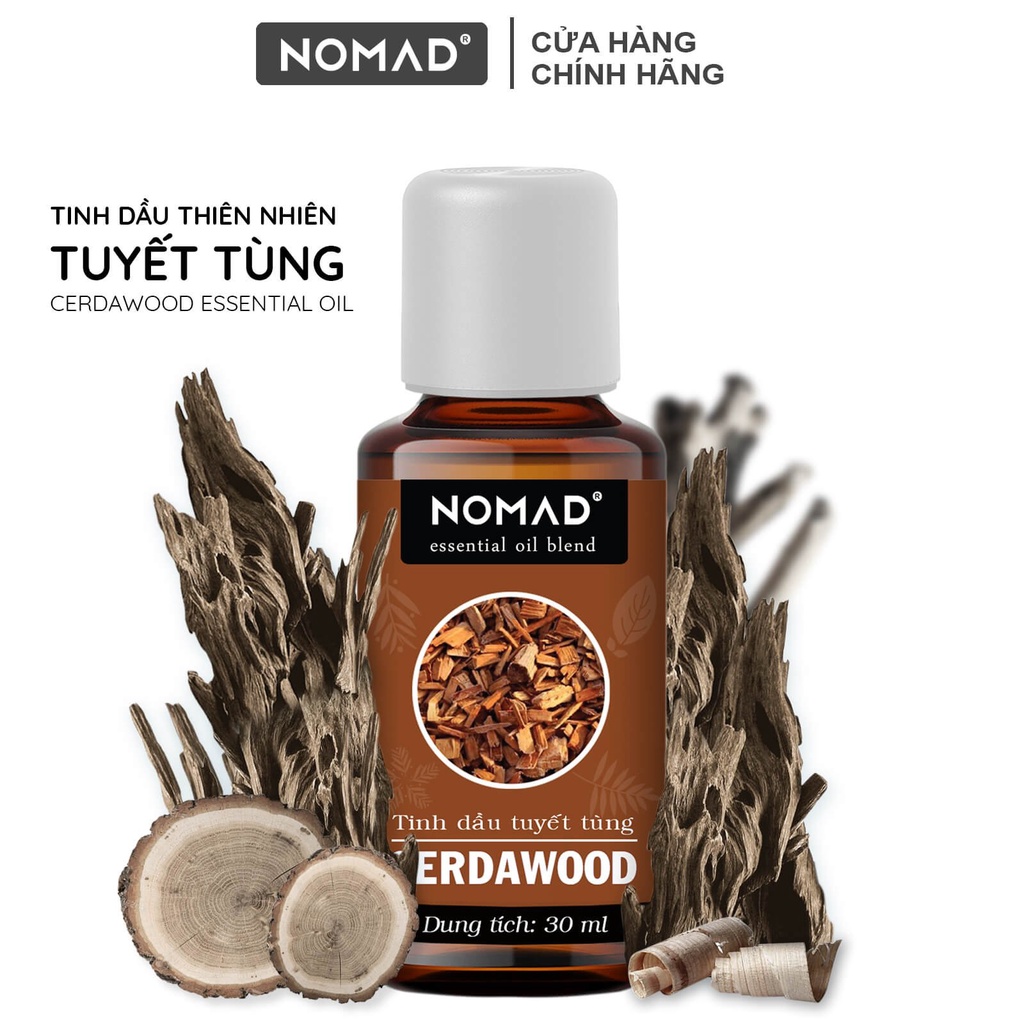Tinh Dầu Hoàng Đàn (Tuyết Tùng) Cao Cấp Nomad Cedarwood Essential Oil