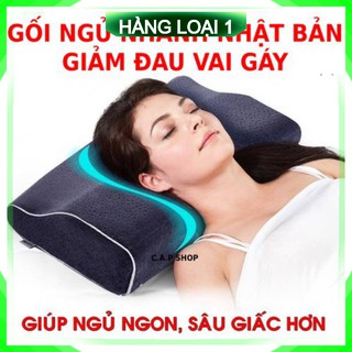 [Sản Phẩm Cao Cấp] Gối Ngủ Nhật Bản Giúp Ngủ Nhanh, Hết Ngủ Ngáy Phòng Chống Thoái Hóa Đốt Sống Cổ