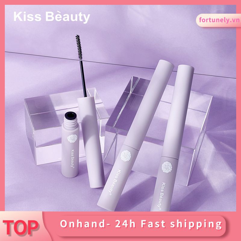 Mascara Chuốt Mi Cong Vỏ Màu Tím Sợi Siêu Mảnh Chất Lượng Cao