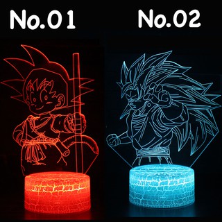 Đèn Led 3D Dragon Ball - Đèn ngủ 3D Led ( 16 Màu )  ( Có bảng điều khiển màu )