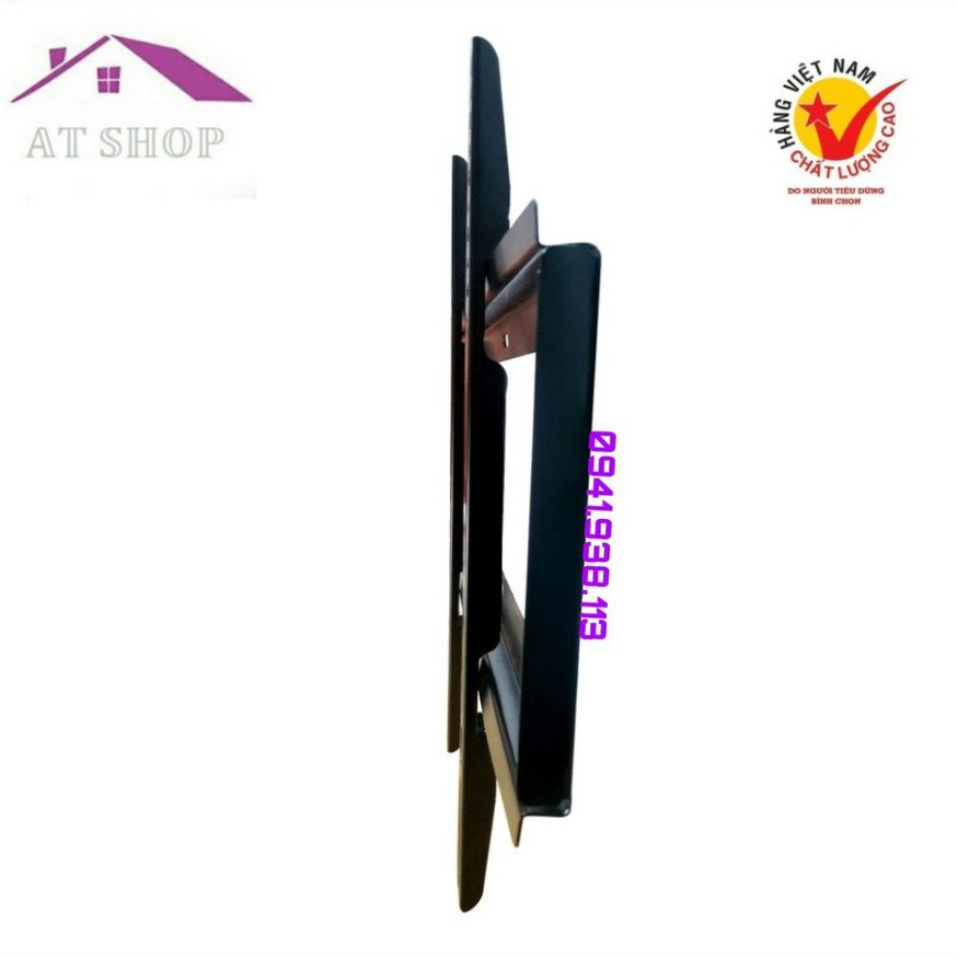 Giá treo tivi, Kệ treo tivi thẳng tường dày đẹp cho mọi hãng tivi từ 14inch-65inch đi kèm ốc vít, Bảo hành 12 tháng