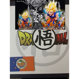 Mô hình Dragonball Resin chính hãng - Goku Demon Studio