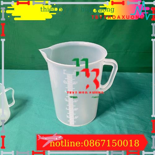 Ca cốc ly đong nhựa đinh lượng pha chế chia vạch 250ml - 500ml - 1000ml (chất dày, bền, đẹp)
