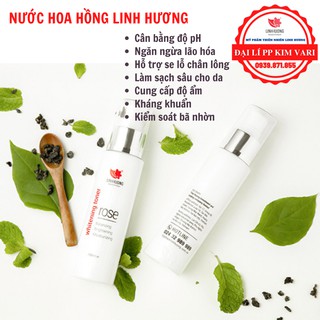 Nước hoa hồng Linh Hương – Nước hoa hồng làm sáng da se khít lỗ chân lông Linh Hương – Whitening Toner Rose 100ml