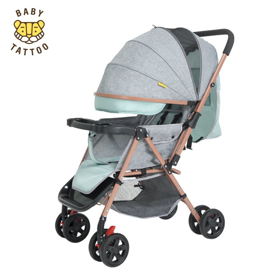 BABY TATTOO Xe Đẩy Duke 2 Chiều Tiện Lợi, Trọng Lượng 5.6kg