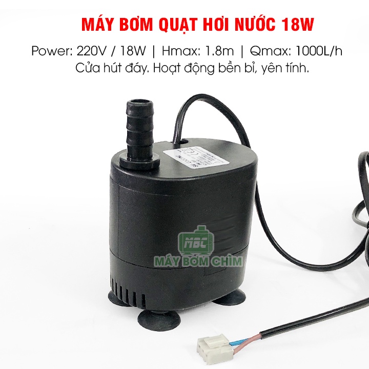 Máy bơm quạt hơi nước 18w SW-COOILNG | Máy bơm chìm