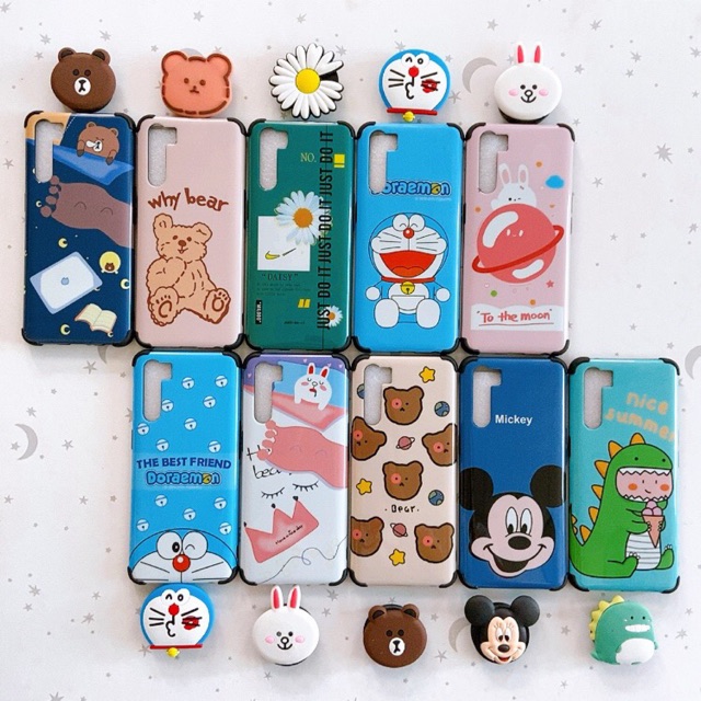 Ốp idm Hàn Quốc kèm pop Oppo A91/Reno3 siêu đẹp