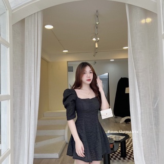 Váy xốp tay bồng (ảnh thật tự chụp)