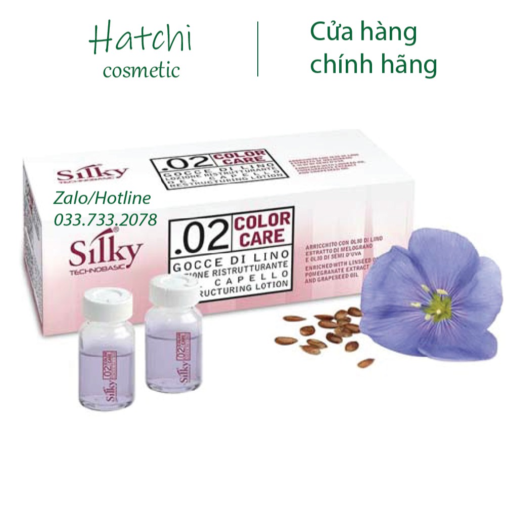 Tinh Dầu Dưỡng Màu Tóc Nhuộm Silky Gocce Di Lino 10*10ml