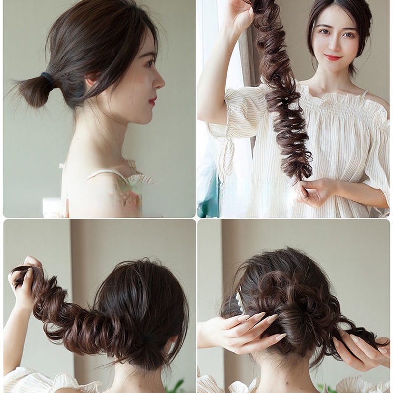 Tóc Giả Uốn Xoăn Thời Trang Cho Nữ