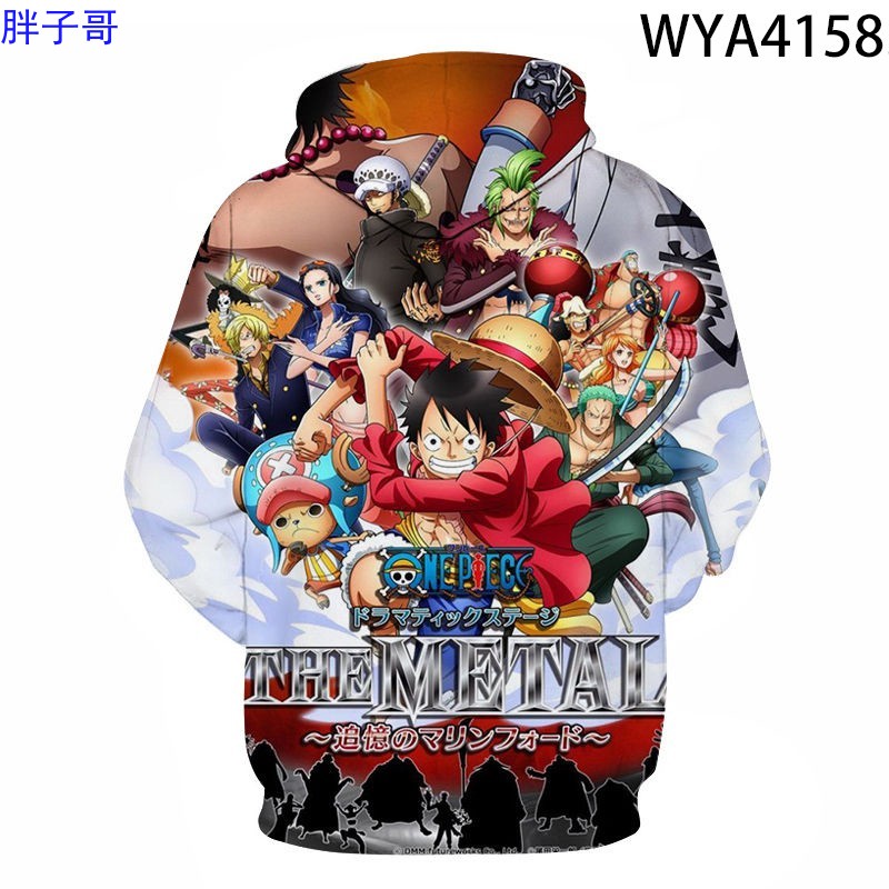 Áo Hoodie In Hình One Piece 3d Độc Đáo Cá Tính