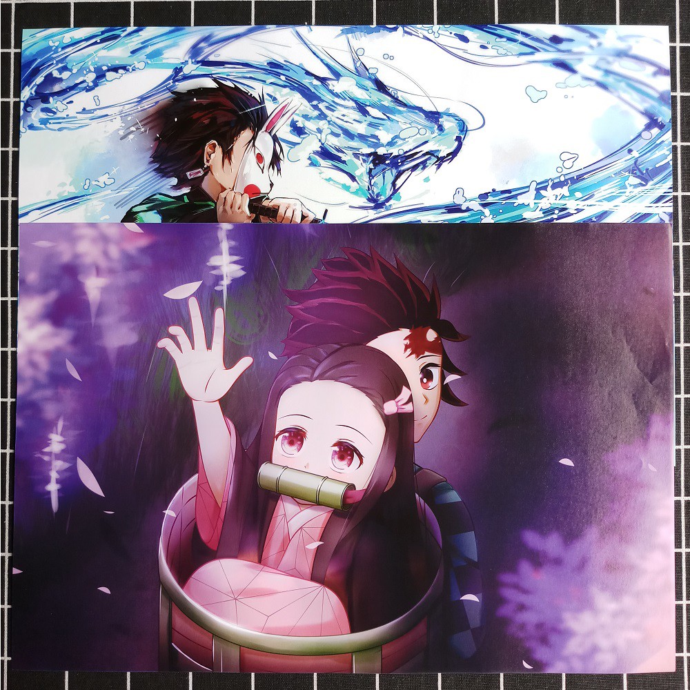 Poster Anime Kimetsu no Yaiba (8 Tờ)