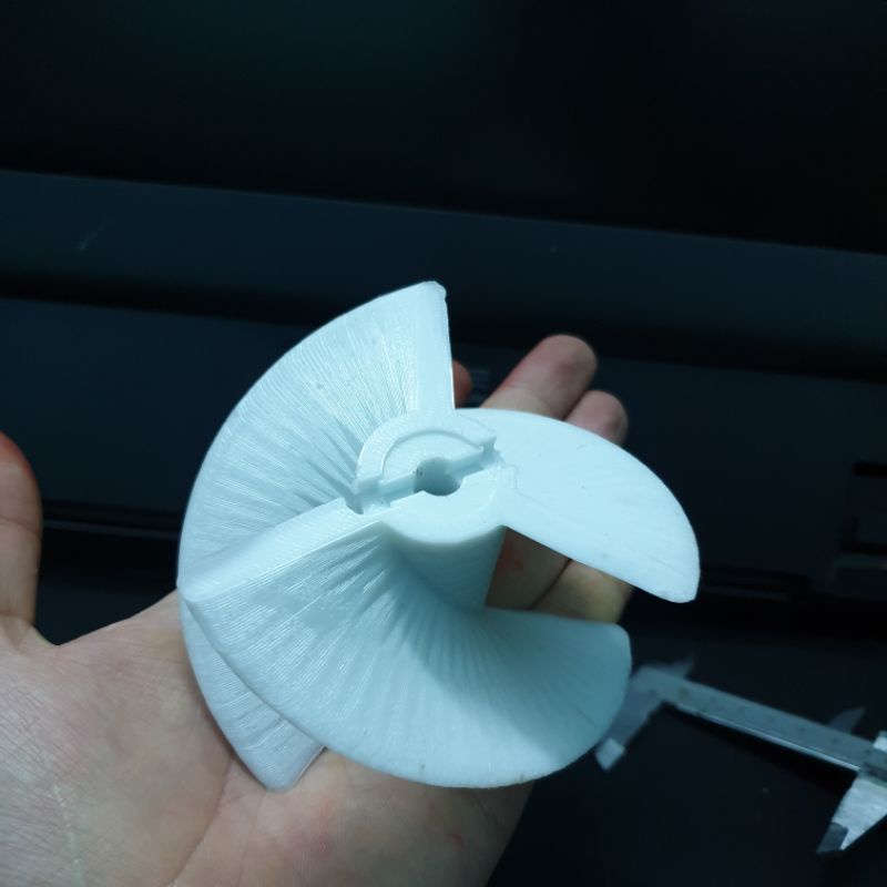 Cánh Quạt, Chân Vịt Cho Thuyền, Động Cơ Jet Turbo 90mm Bằng Nhựa In 3D Siêu Cứng