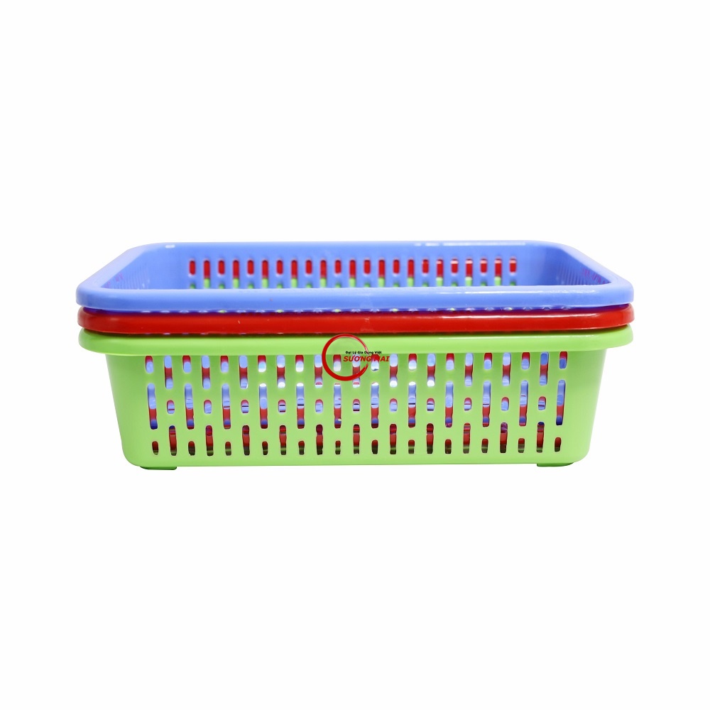 [Giá Sỉ] Rổ Nhựa Chữ Nhật Rổ vuông đủ kích cỡ đủ size