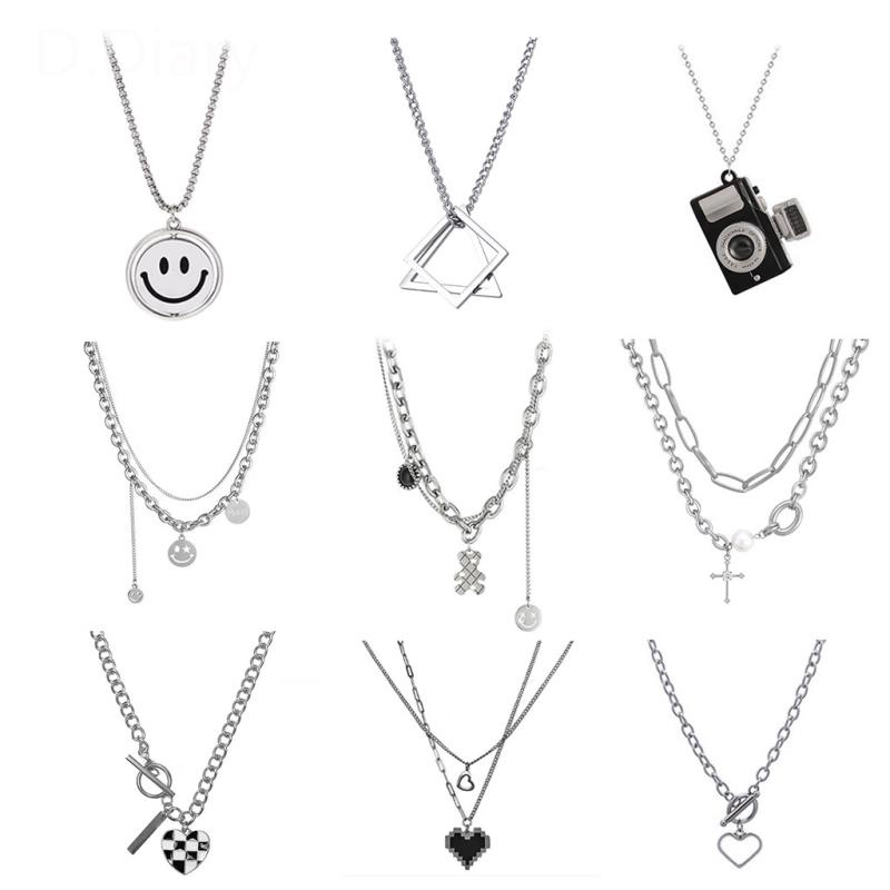 1 Vòng cổ Phong Cách Hip Hop Thời Trang Hàn Quốc Cho Nữ