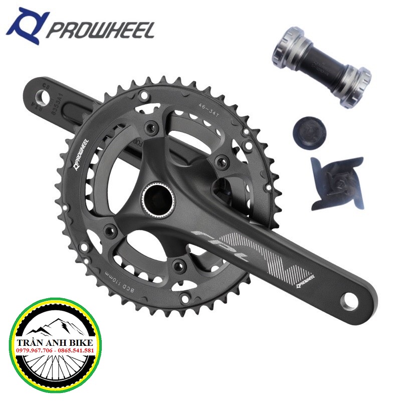 Đùi đĩa (Giò dĩa) rỗng xe đạp PROWHEEL RPL-521 34-50T