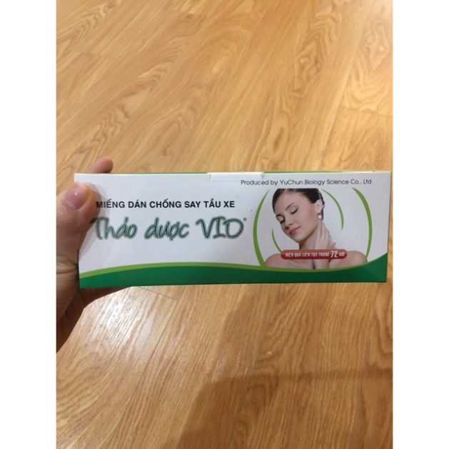 [Chính hãng] MIẾNG DÁN SAY XE THẢO DƯỢC VIO - Hộp 2 miếng -  DÙNG AN TOÀN CHO TRẺ NHỎ  Date mới