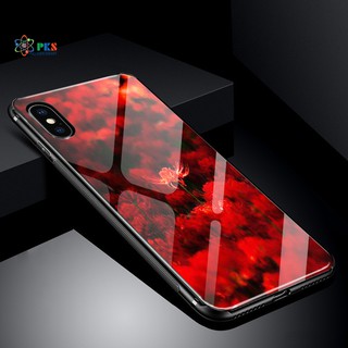 Ốp lưng Iphone X / iphone XS Max in 3D hoa bỉ ngạn mặt lưng sáng bóng